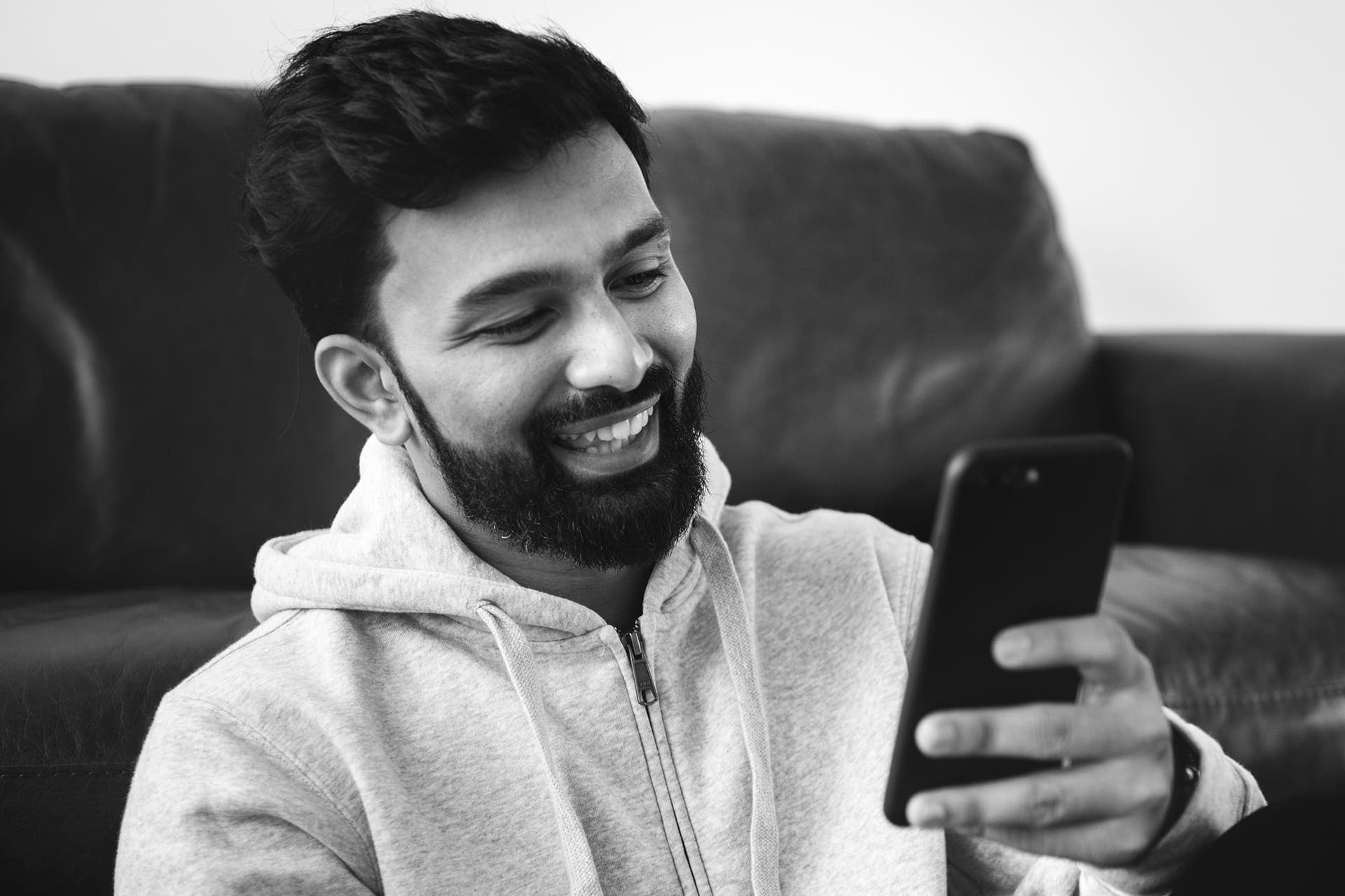 A man selling on Instagram